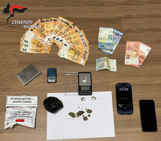 Spaccio di cocaina a Matelica, in manette un albanese